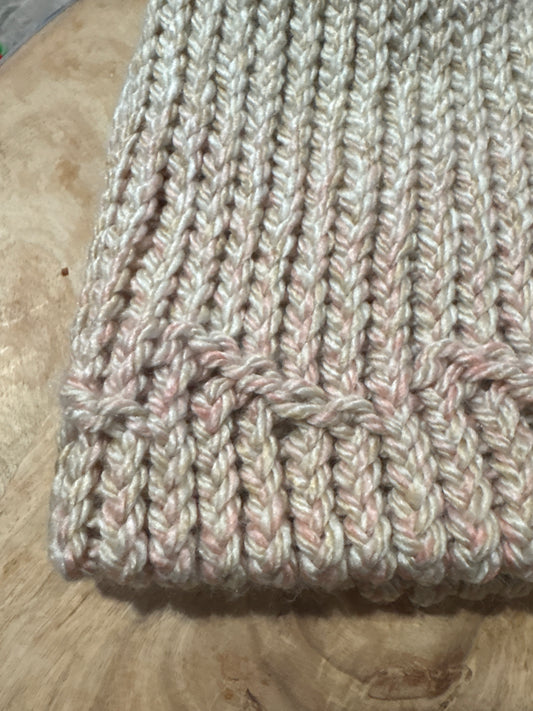 Pink and beige Wave Adult Hat