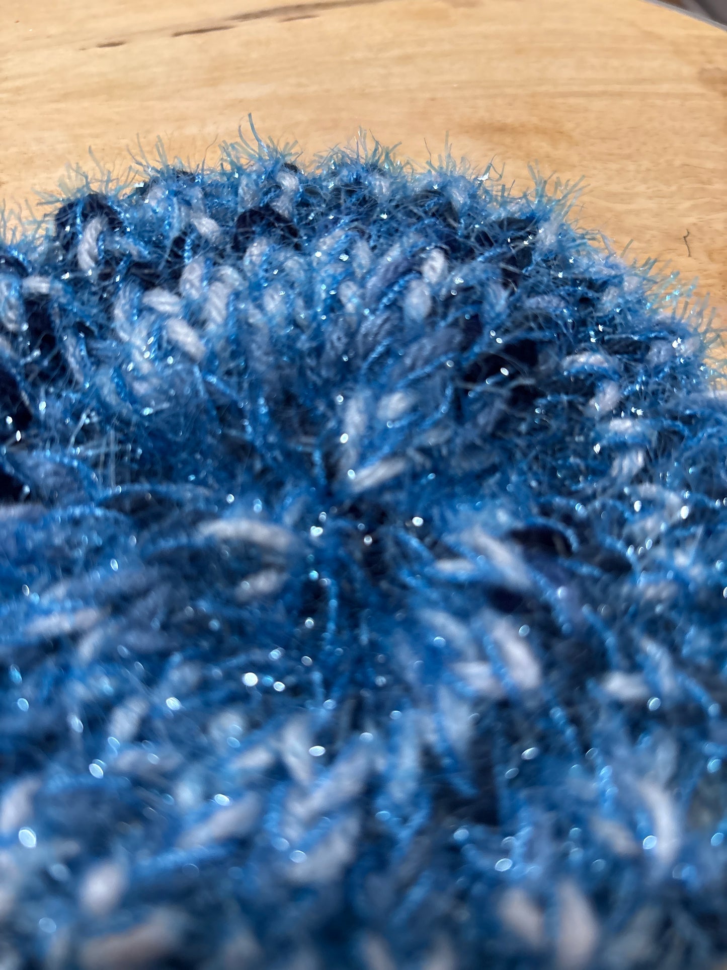 Dark blue swirl Scrubby