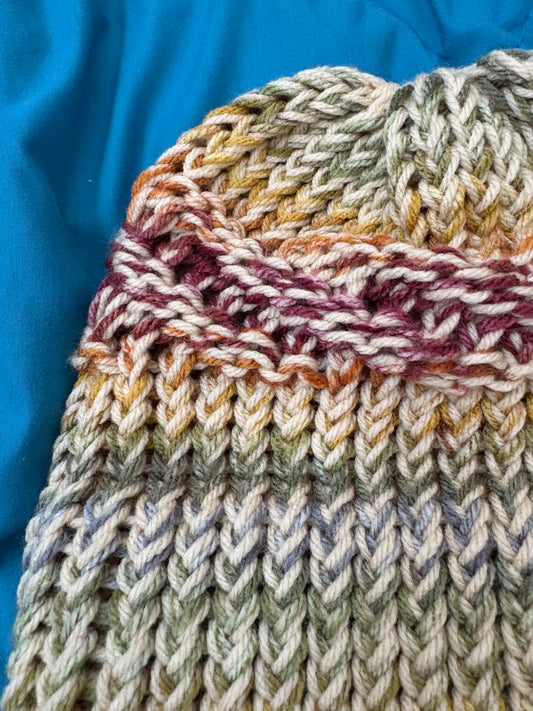 Multi-colored Wave Adult Hat