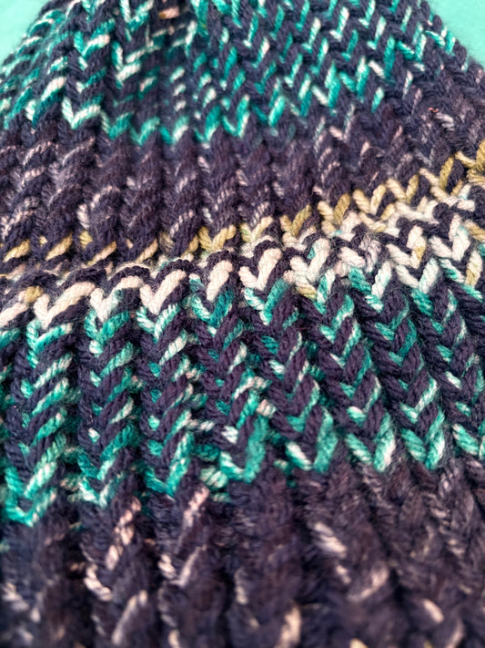 Night Sky Multi-colored Striped Hat