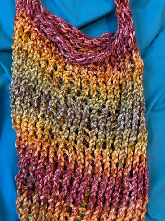 Muted Rainbow Market Bag