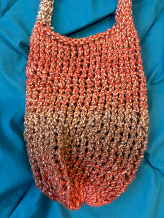Coral Ombre Market Bag