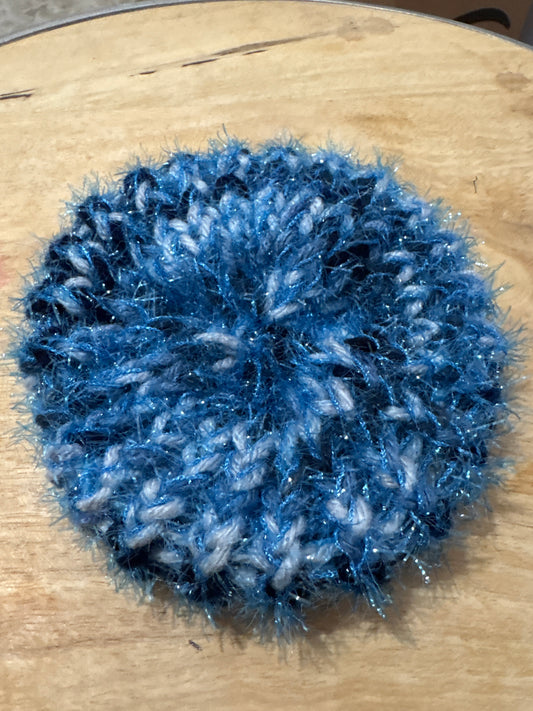 Dark blue swirl Scrubby