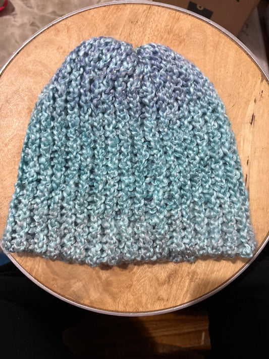 Large Blue ombré adult hat