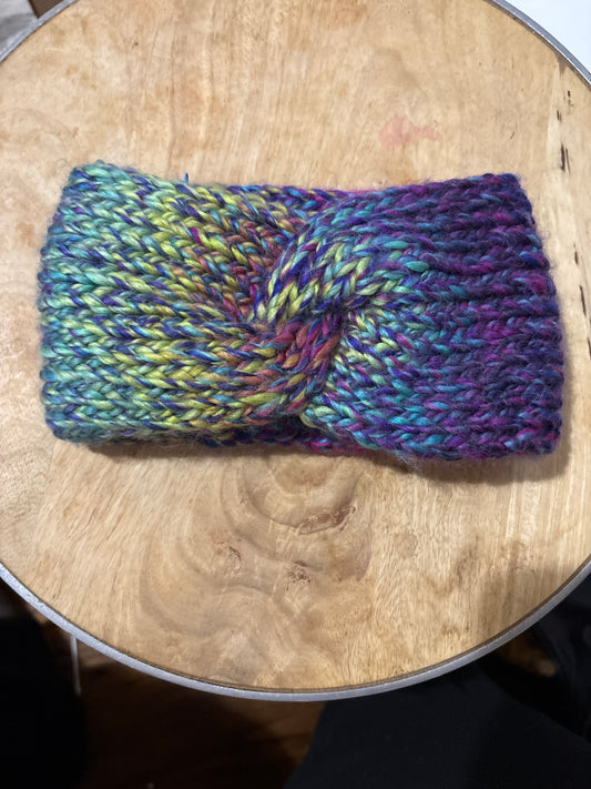 Vivid Rainbow Adult Twist Headband