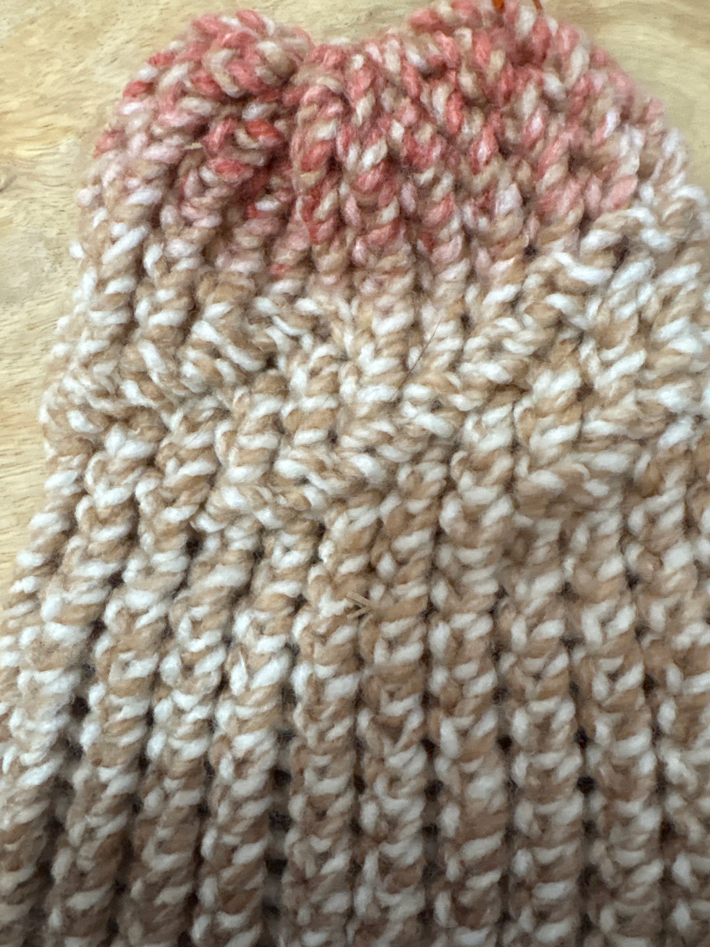Sunset wave baby hat