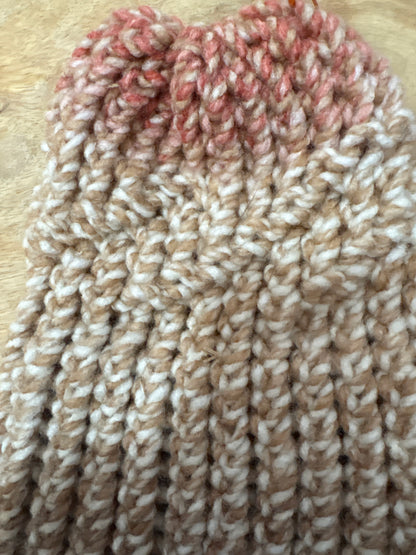 Sunset wave baby hat