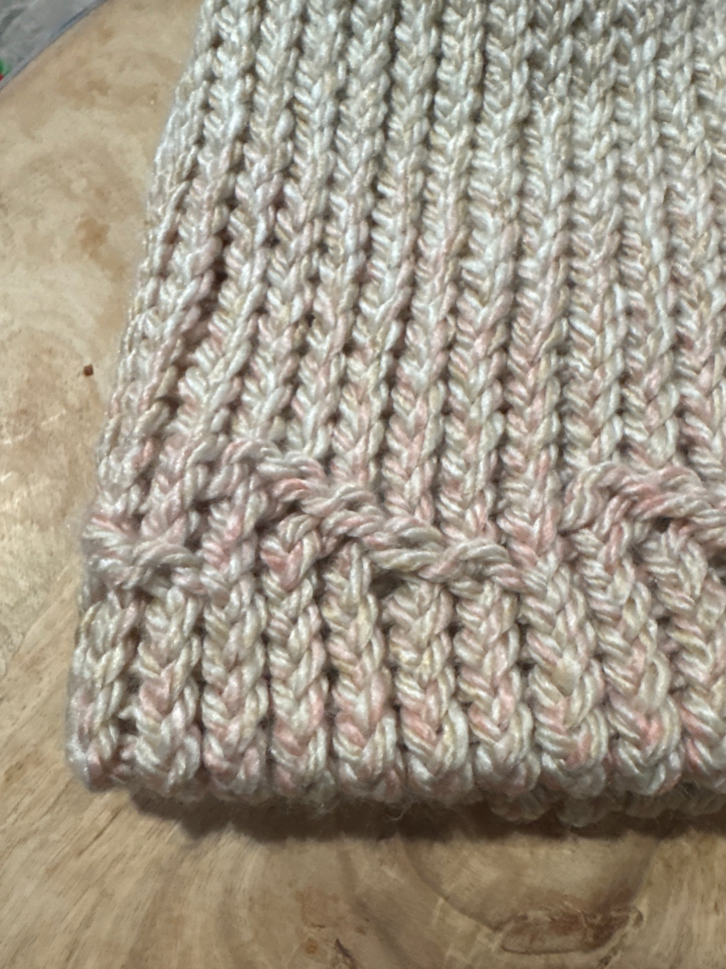 Pink and beige Wave Adult Hat