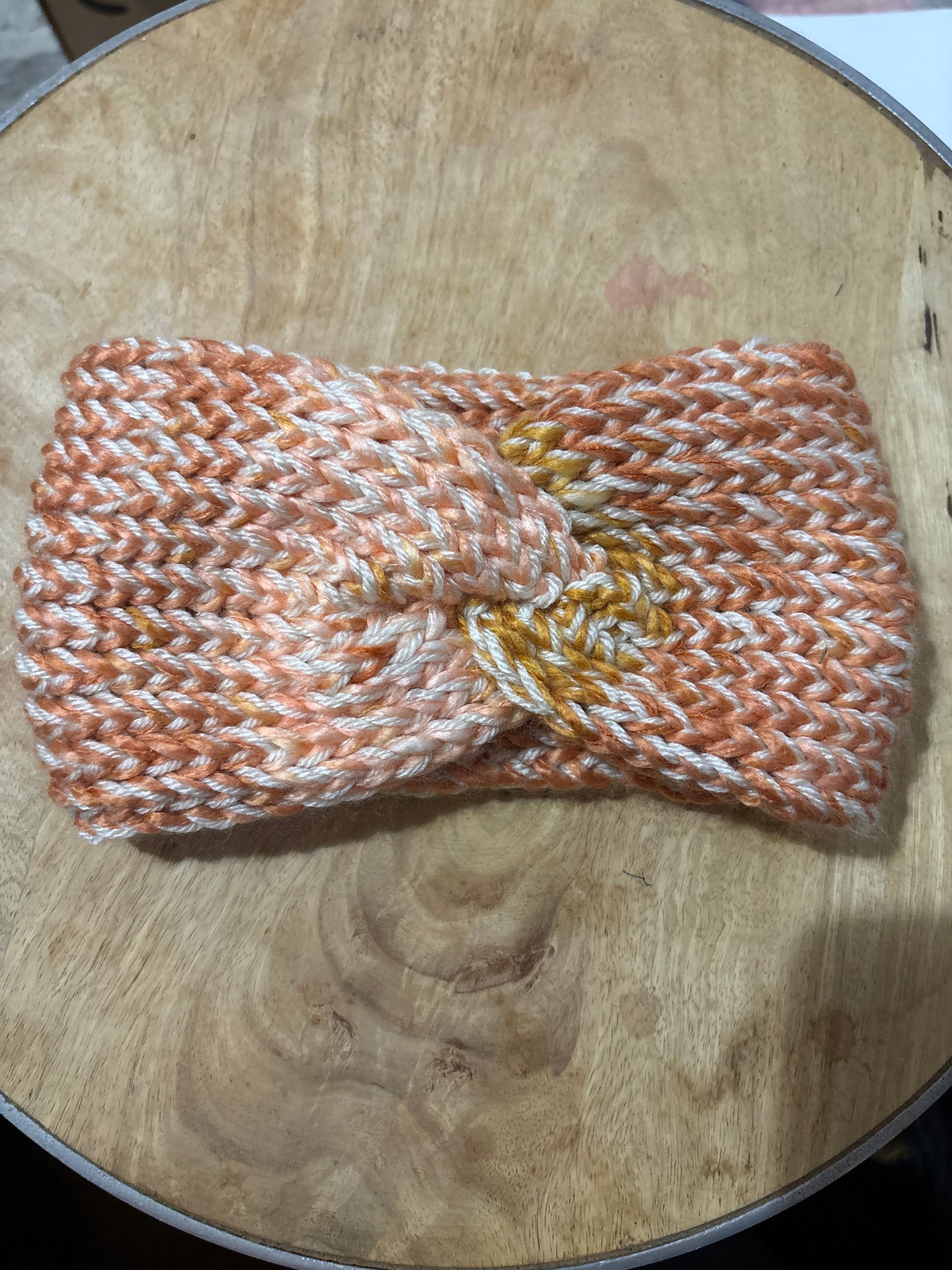 Orange ombré  Adult Twisted Headband