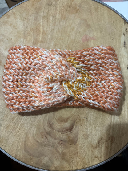 Orange ombré  Adult Twisted Headband