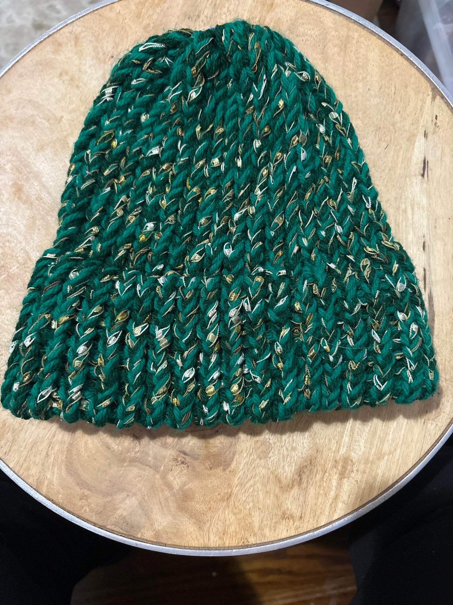Green and gold adult hat