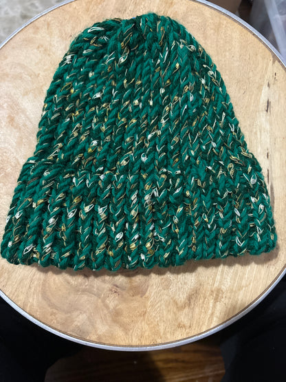 Green and gold adult hat
