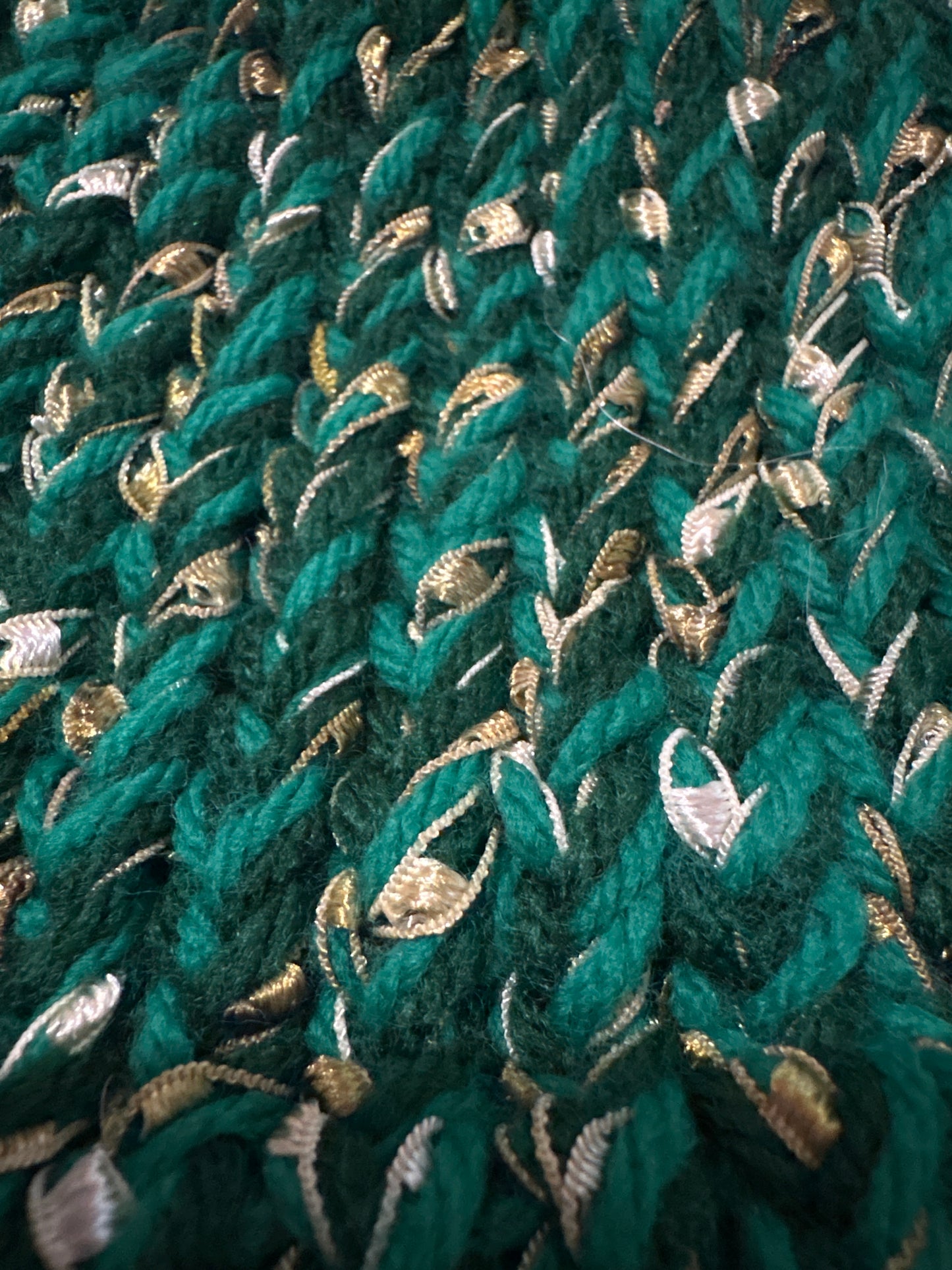 Green and gold adult hat