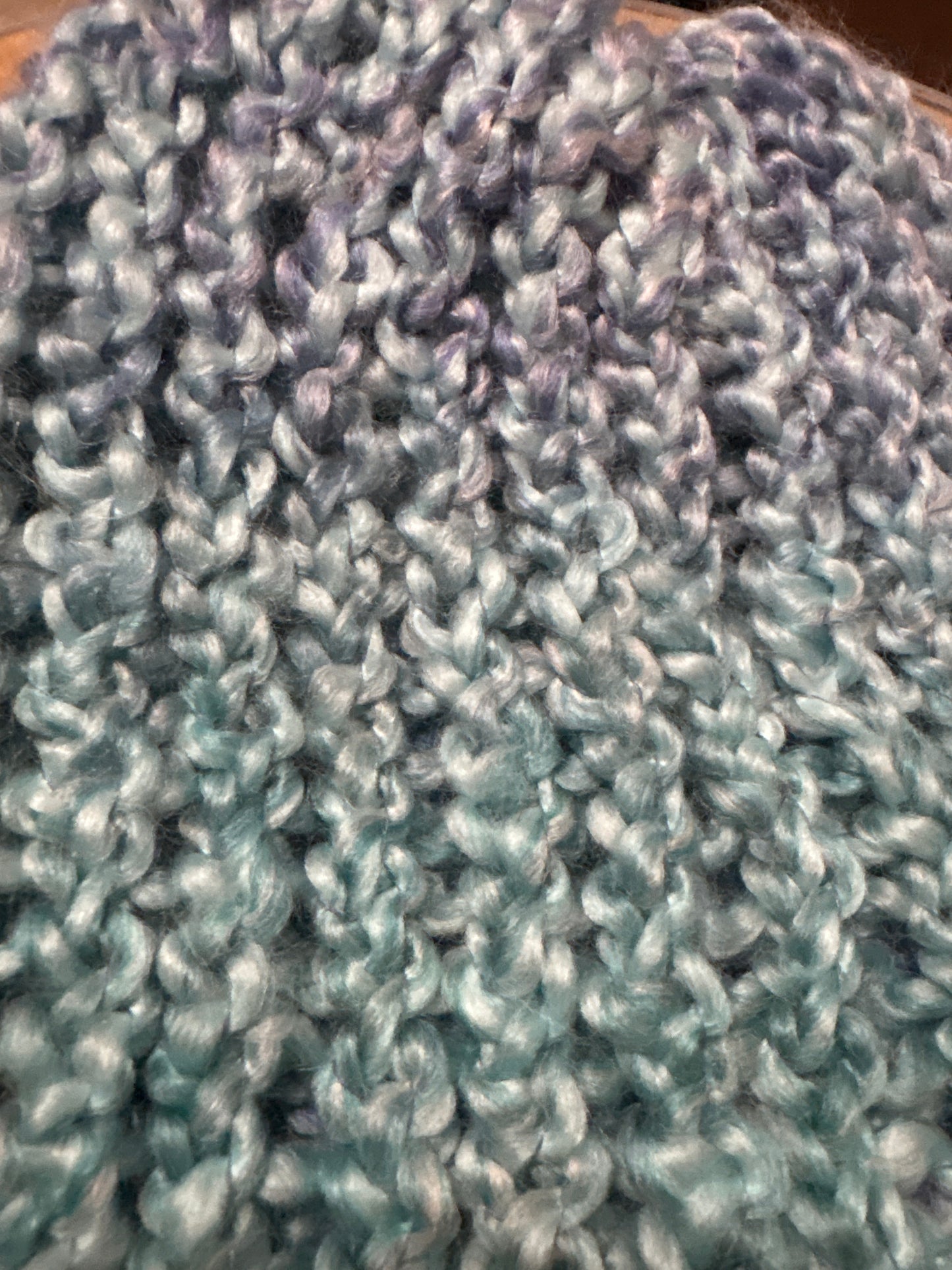 Large Blue ombré adult hat