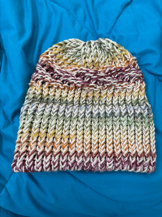 Multi-colored Wave Adult Hat