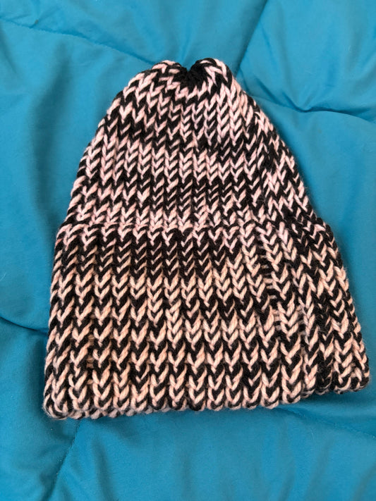 Pink and Black Adult Hat