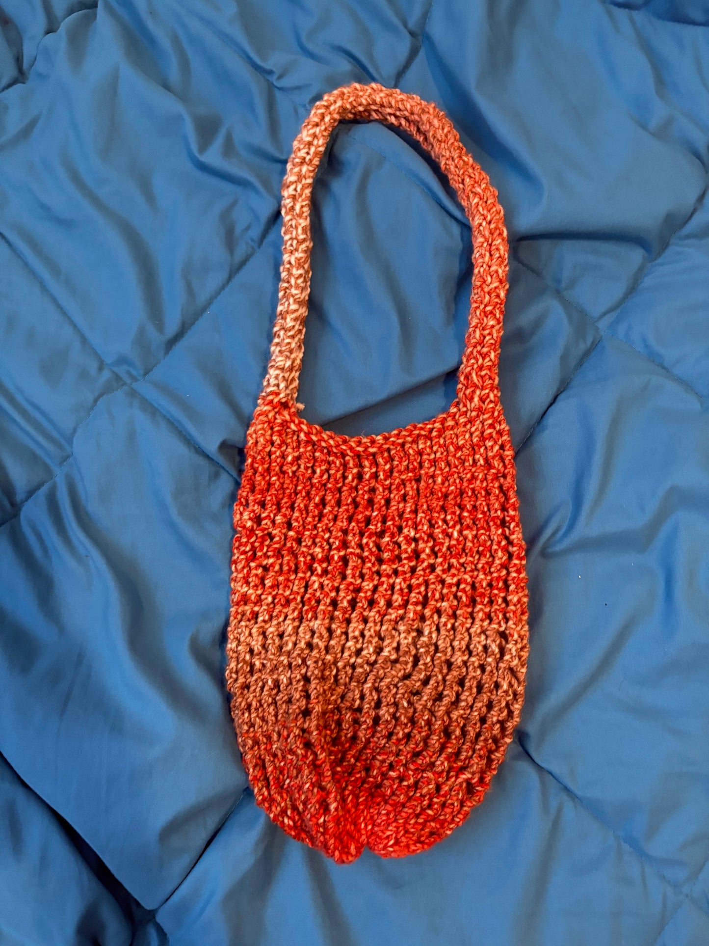 Coral Ombre Market Bag