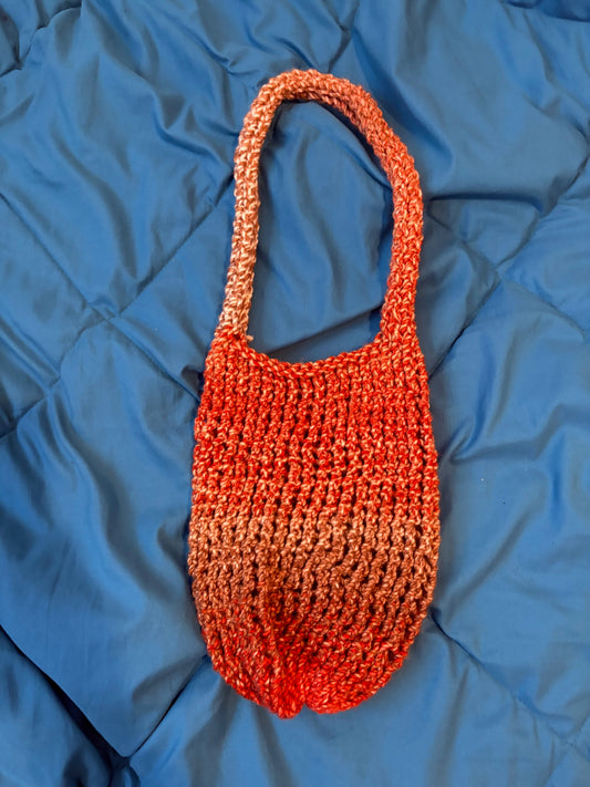 Coral Ombre Market Bag