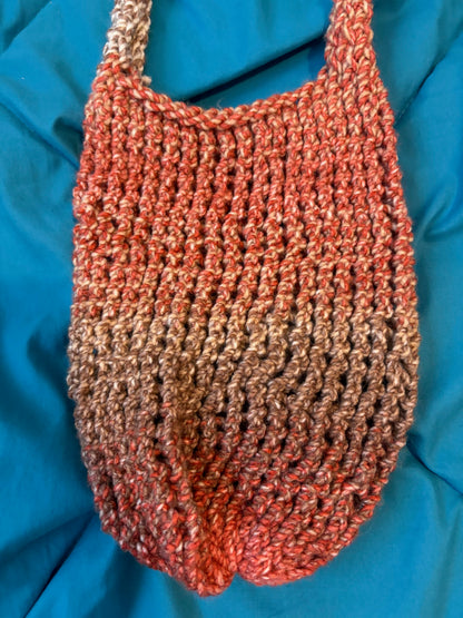 Coral Ombre Market Bag